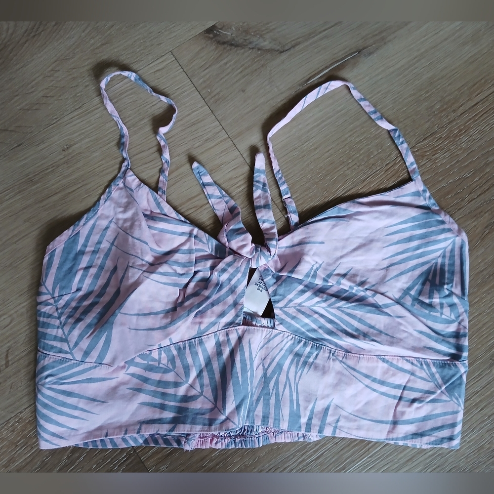 Victoria's Secret Pink and Blue Crop Top